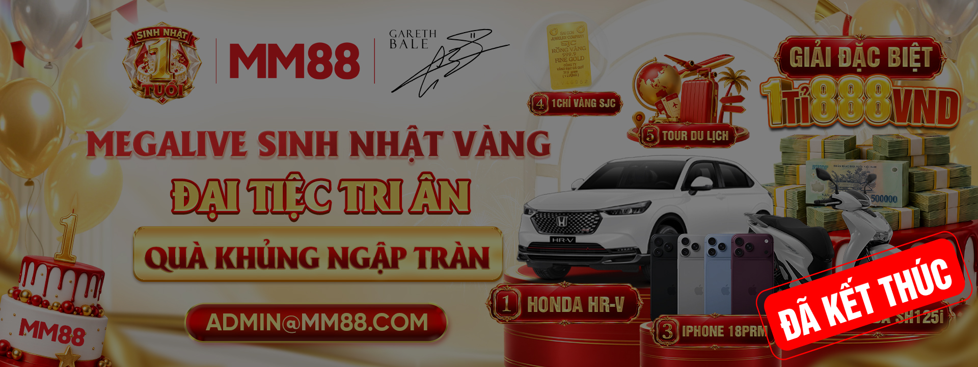 MEGALIVE SINH NHẬT VÀNG – ĐẠI TIỆC TRI ÂN, QUÀ KHỦNG NGẬP TRÀN